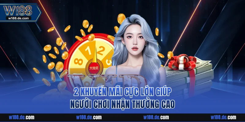 2 khuyến mãi cực lớn giúp người chơi nhận thưởng cao